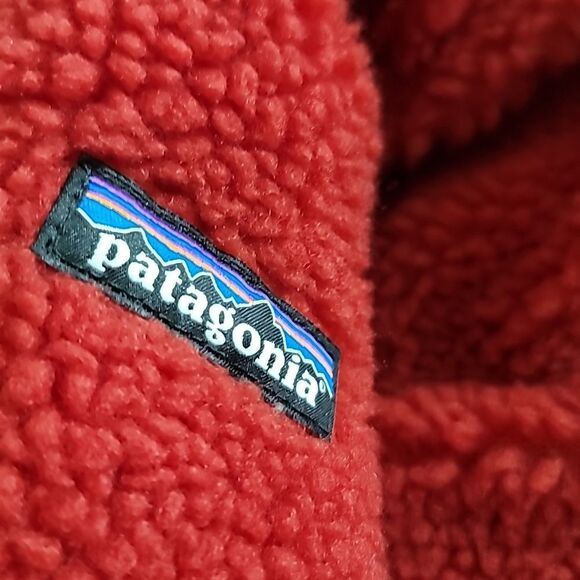 Patagonia Nwt Baby Reversible Tribbles Hoody Viking Blue - Picture 10 of 11